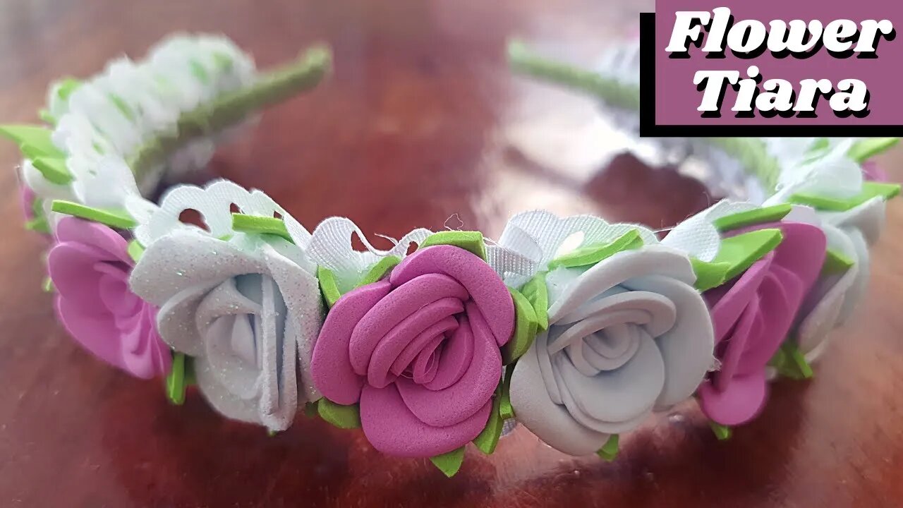 DIY - How to Make - Hair Accessory: Summer Flower Crown