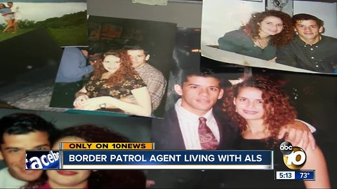 Border Patrol agent faced with ALS