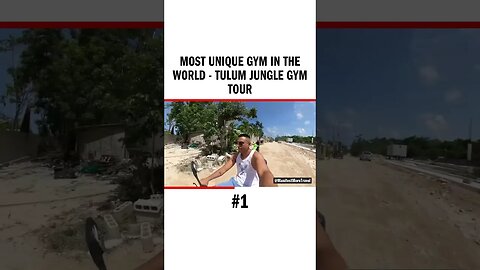 Most Unique Gym in the World - Tulum Jungle Gym Tour - #tulumjunglegym #tulumjunglegymtour #junglegy