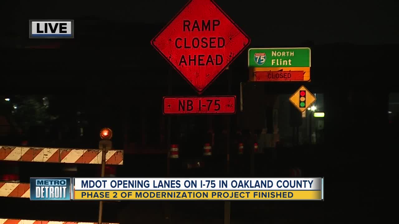 Getting Around Metro Detroit: MDOT opening lanes on I-75 in Oakland County