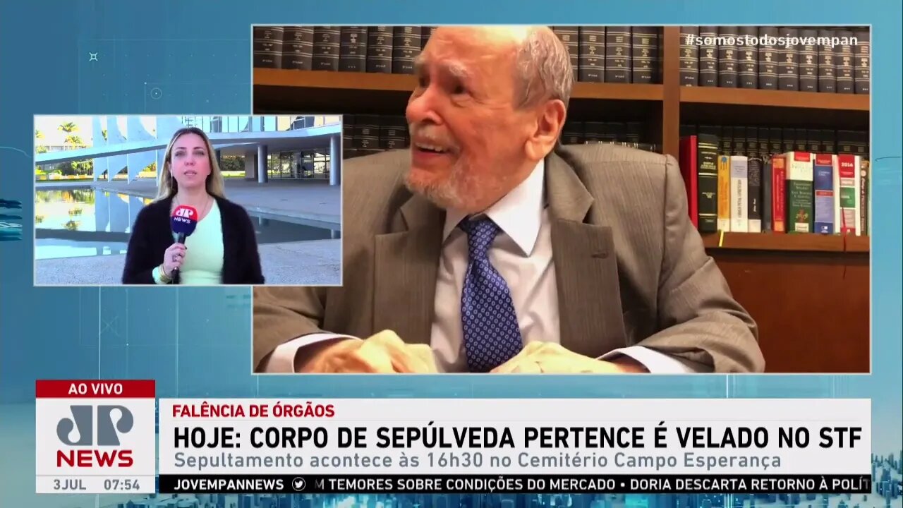 Corpo de Sepúlveda Pertence será velado no STF nesta segunda (03)