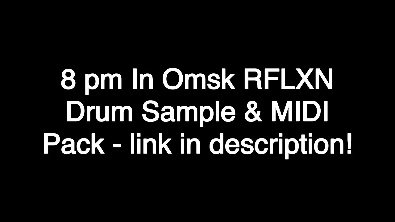 RFLXN Drum & MIDI Sample Pack