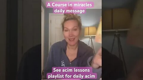 Daily A Course in Miracles Message #acim #acourseinmiracles #dailymessage #shorts