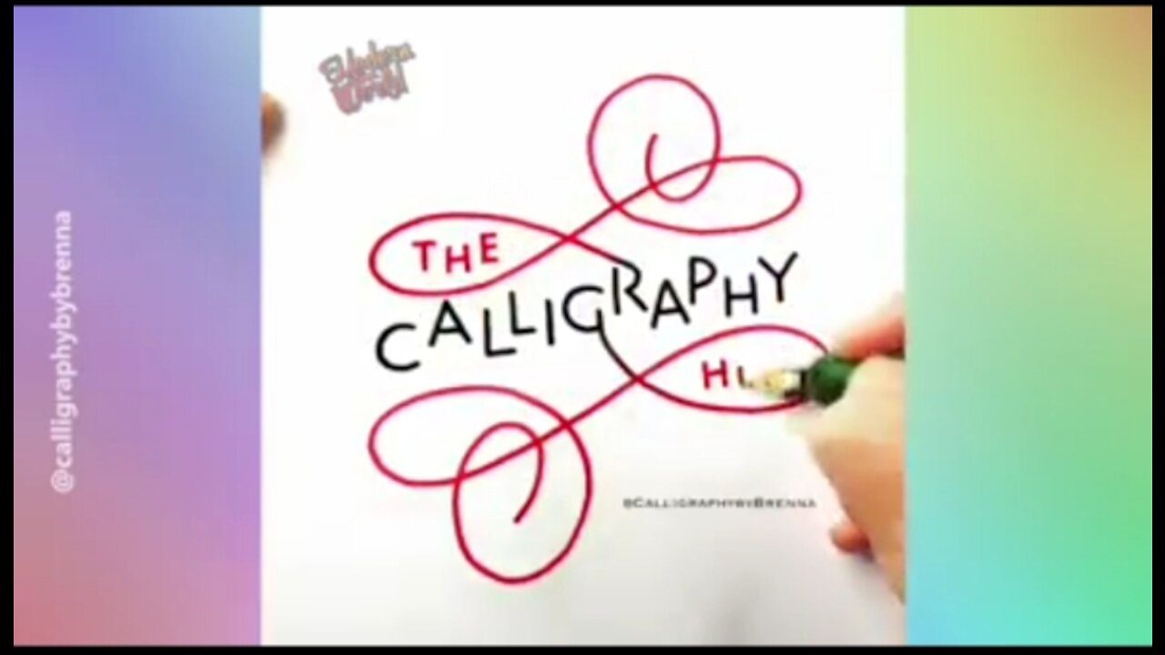 Amazing Art Videos #1 Most Satisfying Lettering