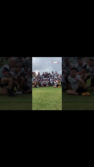 Gui no CT do Vasco com os jogadores