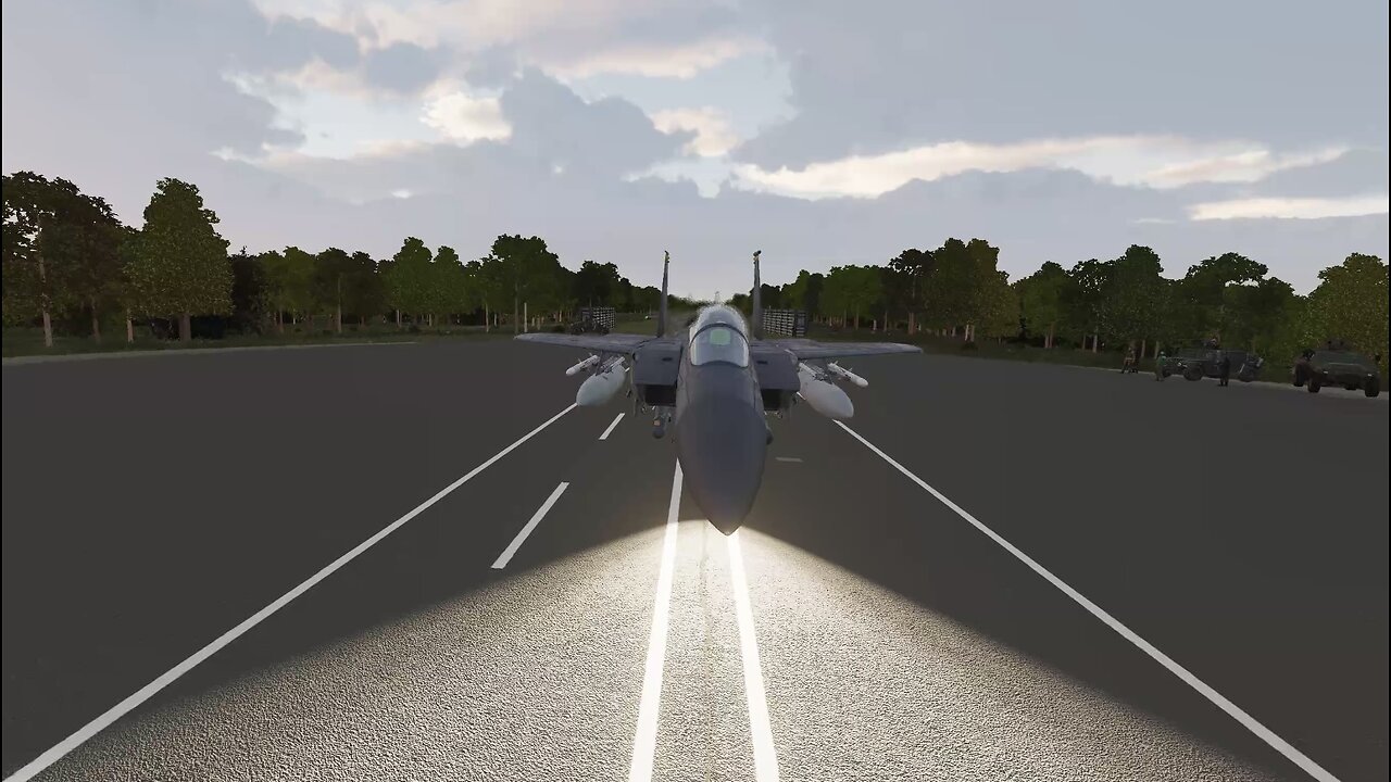 Landing at a Road Base in Sweden