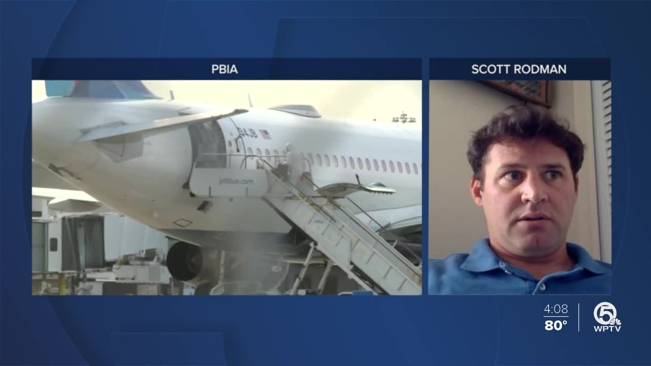 Passengers question why JetBlue passenger boarded flight to PBIA