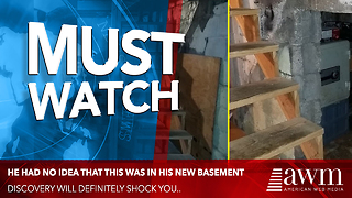 After Years Of Living Here, He Finally Decides To Move Plywood, Leads To Scary Find