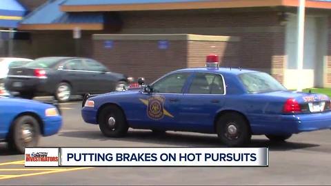 Controversial Michigan State Police pursuits are getting evaluated