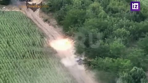 ARCHIVE: Car ignores Russian checkpoint, fired upon with guns & shells