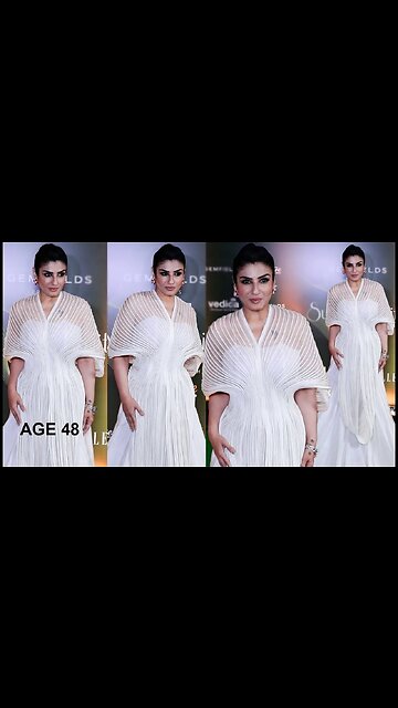 Raveena Tandon Looks Gorgeous At The Age Of 48 Arrive At The Elle Sustainability Awards 2023