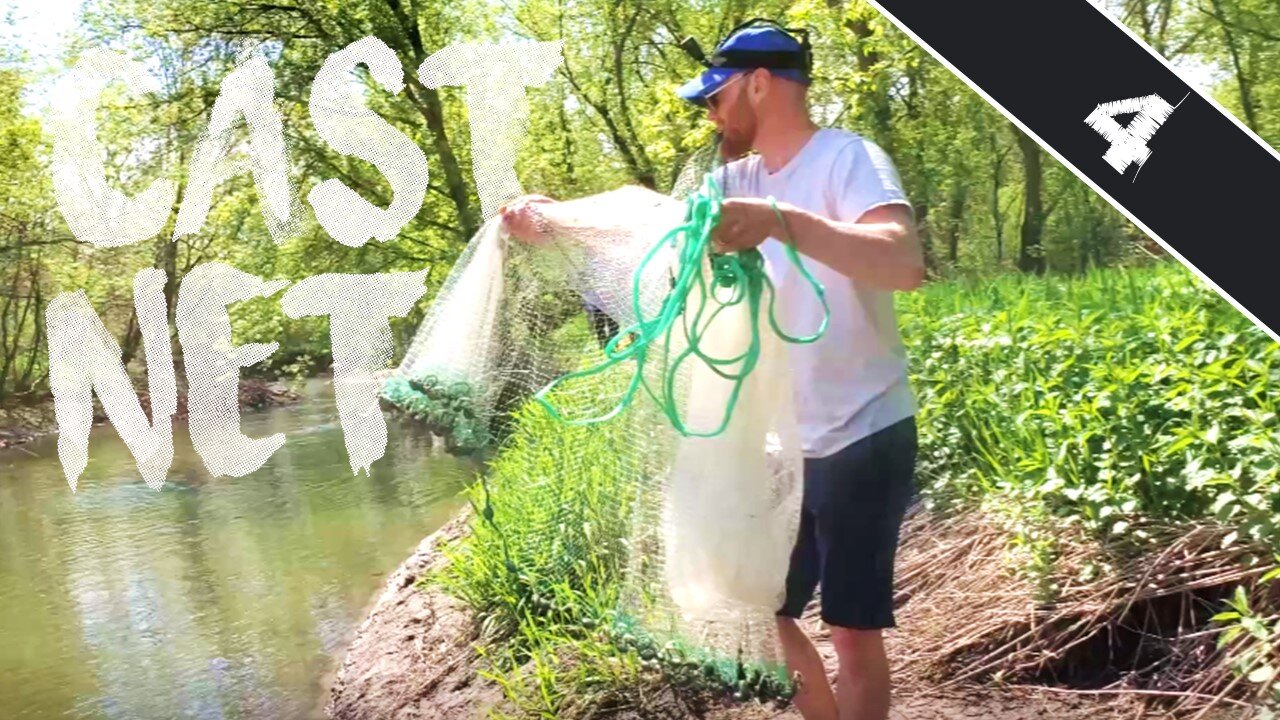 CAST NETTING CARP GALORE - One of a Kind Adventure Controlling Rough Fish