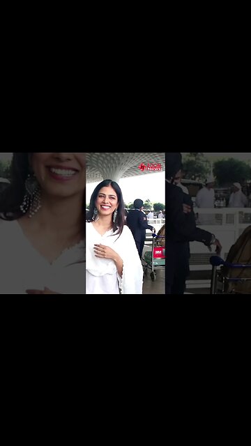 Malavika Mohanan spotted at Mumbai Airport 😍🔥📸✈️ #shorts