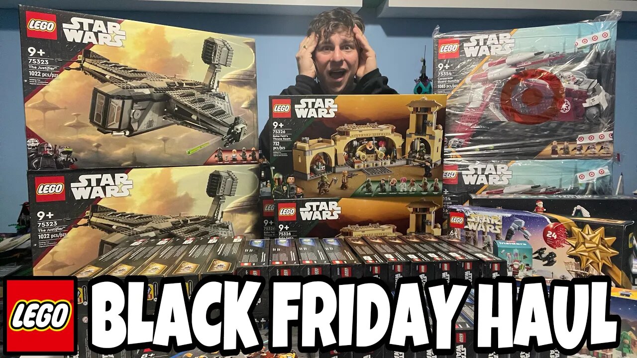 My INSANE Black Friday LEGO Haul