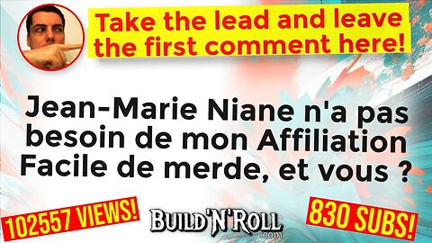 🧐 Jean-Marie Niane n'a pas besoin de mon Affiliation Facile de merde, et vous ?