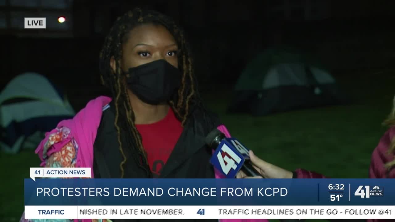 Protesters demand change from KCPD