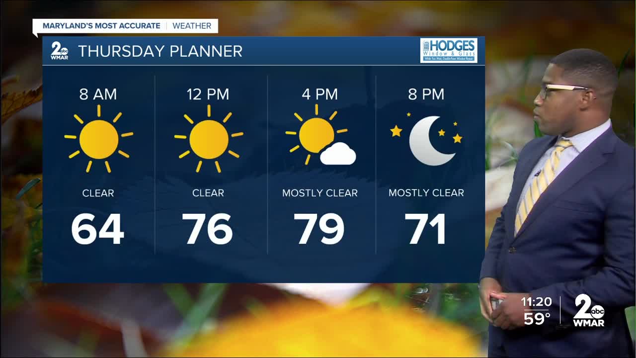 WMAR-2 News Weather at 11