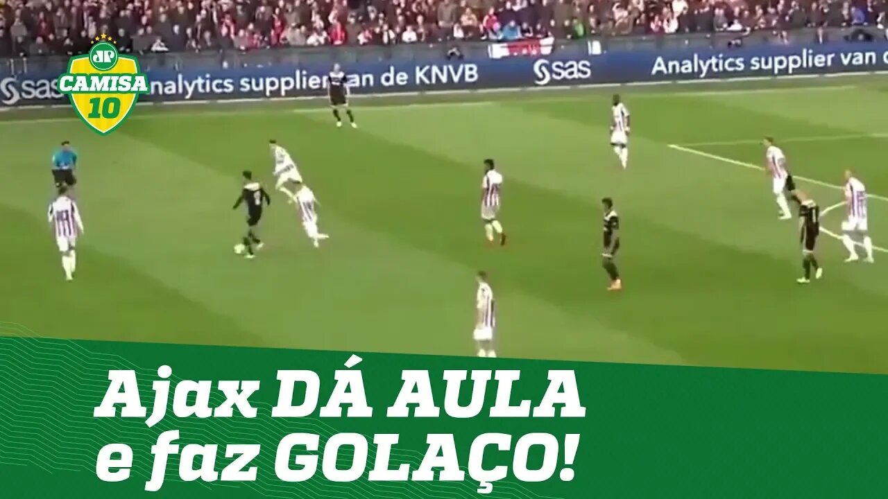 Esse time é FO**! Ajax "DÁ AULA" e faz GOL digno de aplausos em final na Holanda!