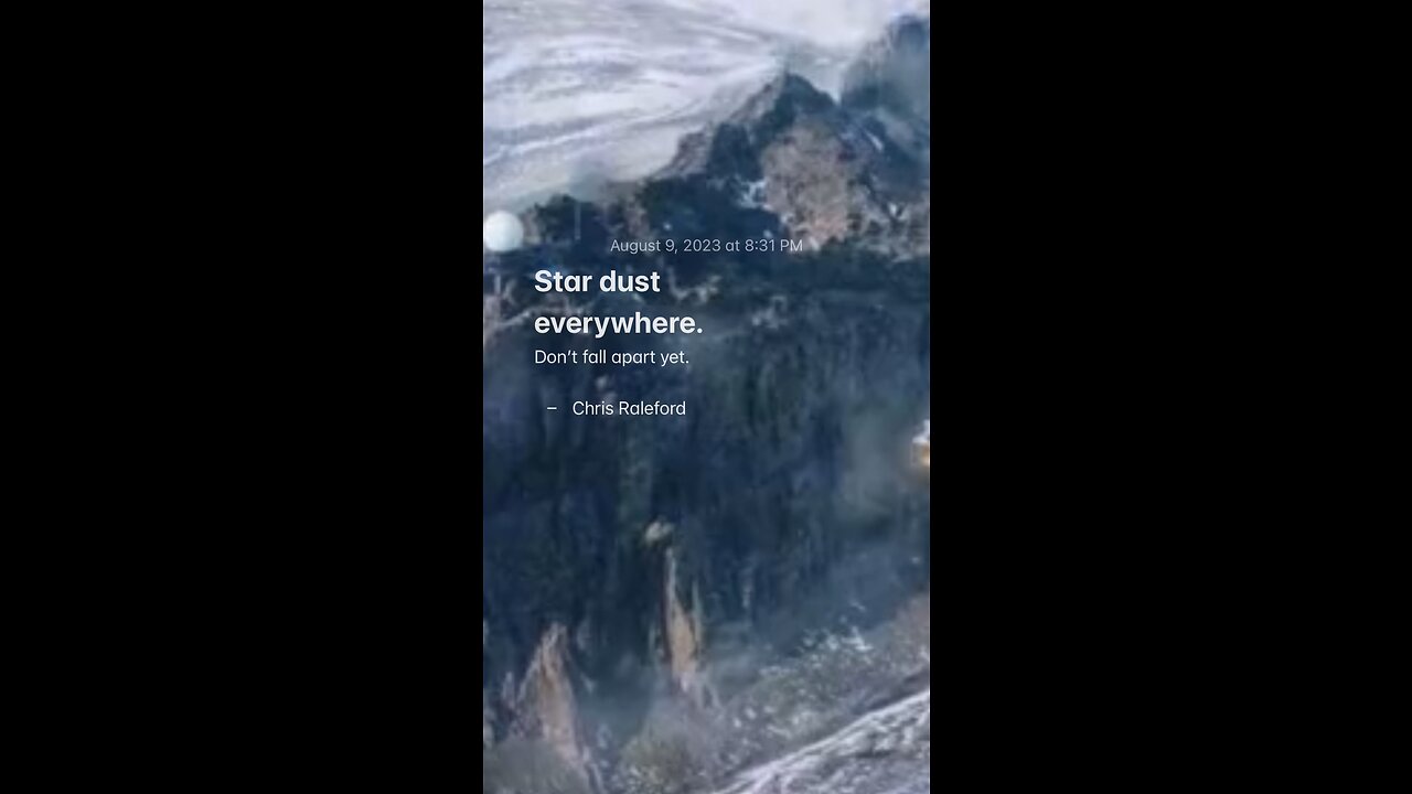 Don’t fall apart yet - Chris Raleford