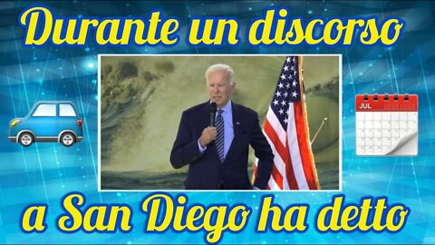 Biden fa un po' confusione con le date...