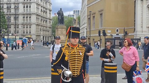 The tourist never see the guard #horseguardsparade