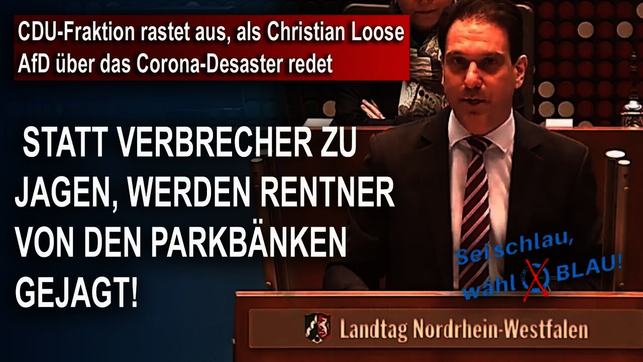 CDU-Fraktion rastet aus, als Christian Loose AfD über das Corona-Desaster redet