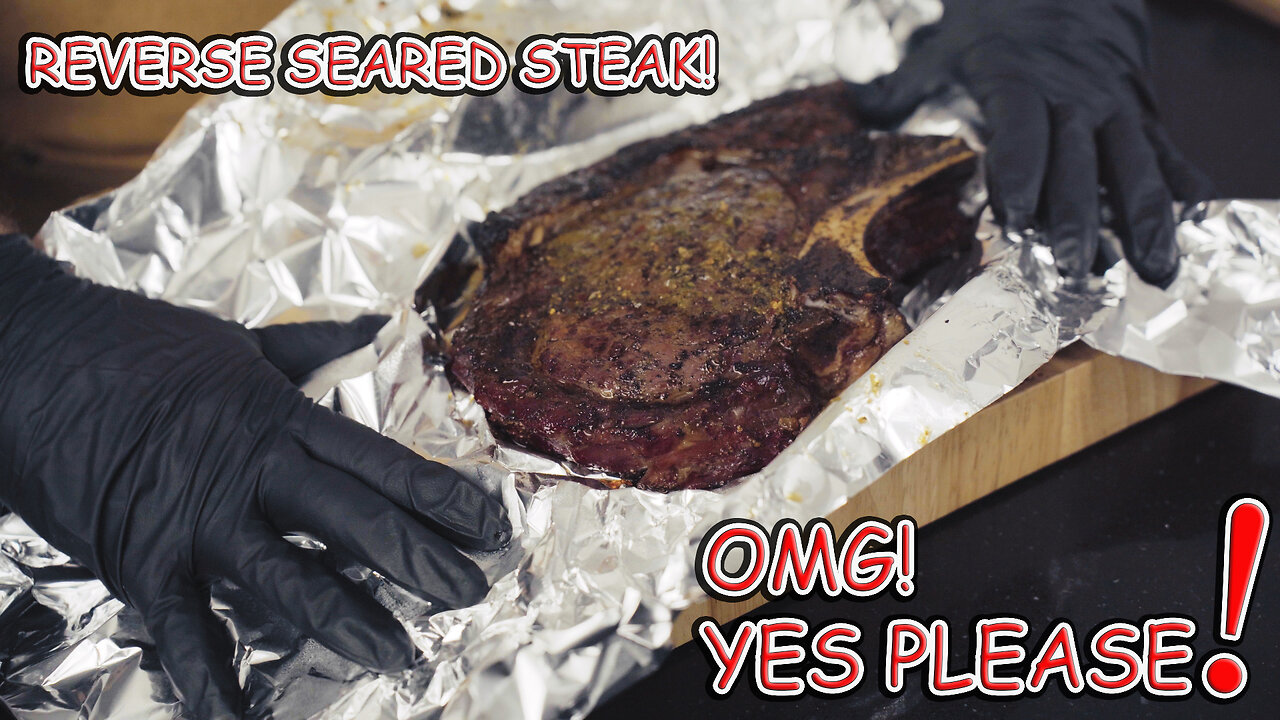 Reverse sear steak! OH MY, YES PLEASE!