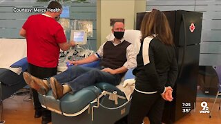 Son's convalescent plasma helps his dad