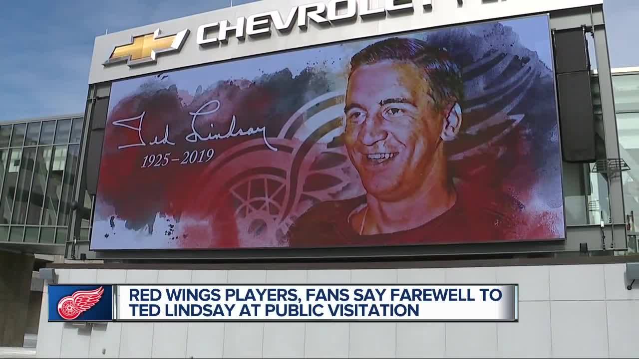 Everything you need to know about Ted Lindsay's public visitation at Little Caesars Arena