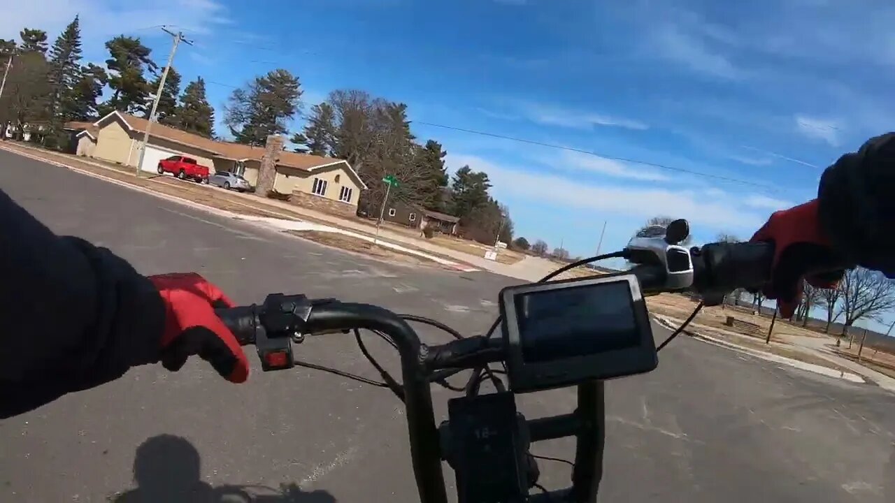 Winter Ebike Ride Through Happy Rock ( Ariel Rider Grizzly )