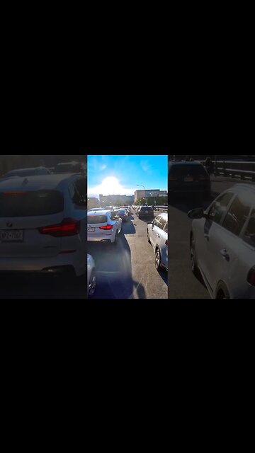 flying past a traffic jam #bikecommute #urbancycling #roadbike #rushhour