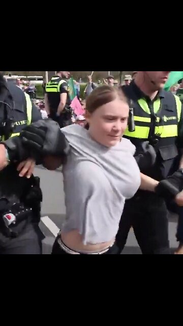Greta Thunberg fake arrested again