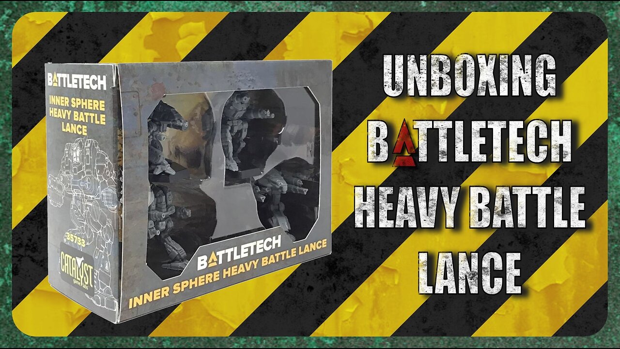 Unboxing Battletech Inner Sphere Heavy Battle Lance : TTM Ep029
