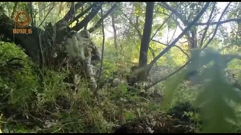 Chechen fighters working in the LPR