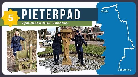 Pieterpad - Etappe 5 - Rolde naar Schoonloo