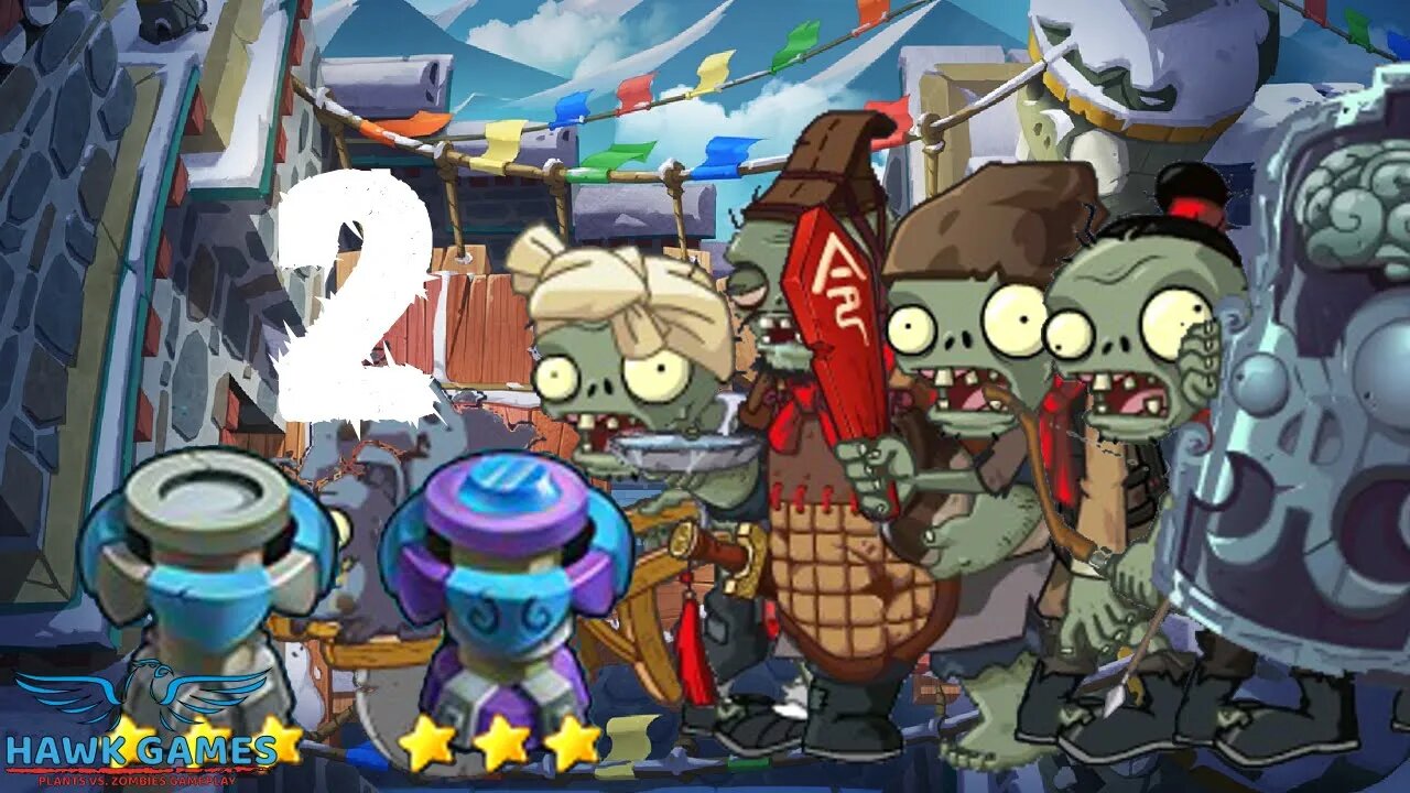 PvZ Online - Adventure Mode - Glacier Track 2 | @peacannon