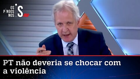 Augusto Nunes: PT trata como crime comum assassinato de prefeitos do partido