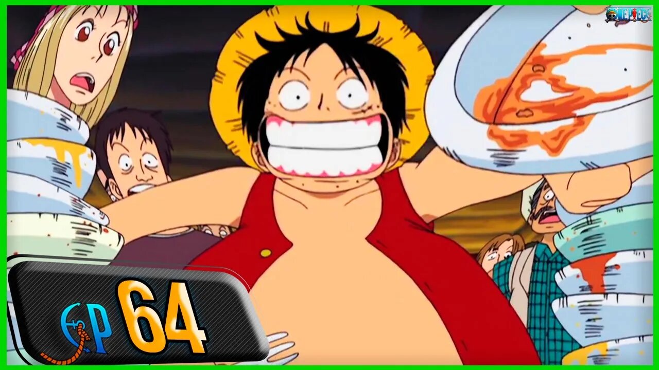 UMA CIDADE RECEPCIONANDO PIRATAS? DESEMBARQUE EM WHISKY PEAK! (RESUMO ONE PIECE EP 64)