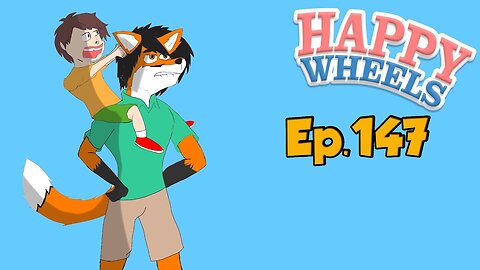 Happy Wheels[Ep.147]Ryan's pogo fight(quit) w/Tailsly