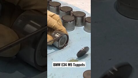 BMW E34 M5 Tappets #bmw #cars #bmwm5 #bmwe34 #diy #restoration #automotive #engine #mechanic #tools