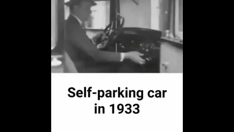 Self parking cars back in 1933