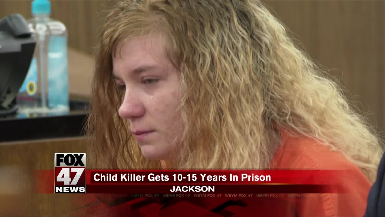 Jackson woman sentenced 10-15 years for killing baby