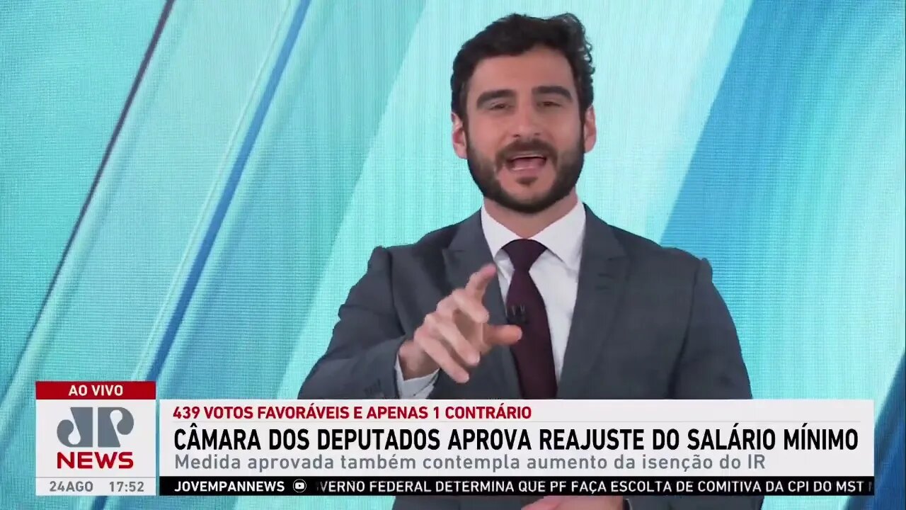 MP que reajusta salário mínimo é aprovada na Câmara dos Deputados