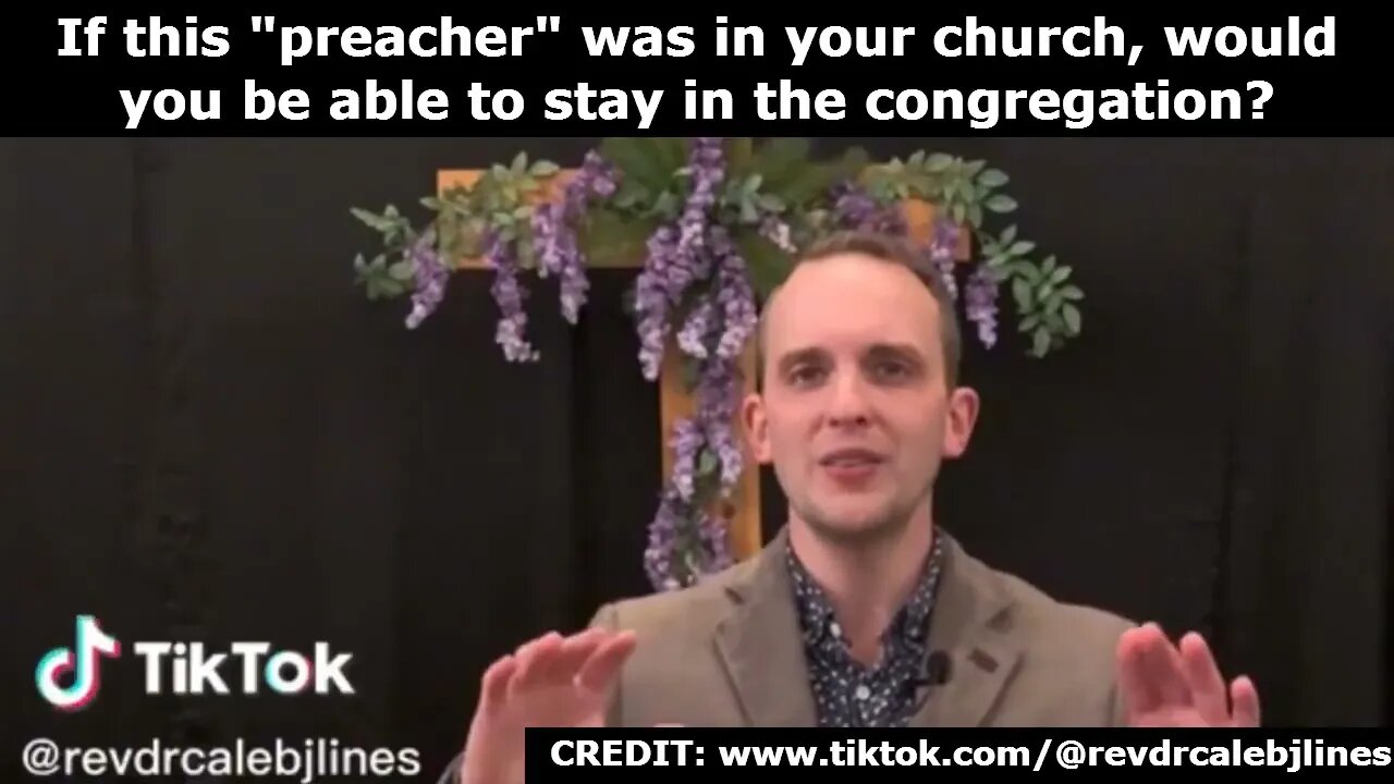 This preacher is not a man of God