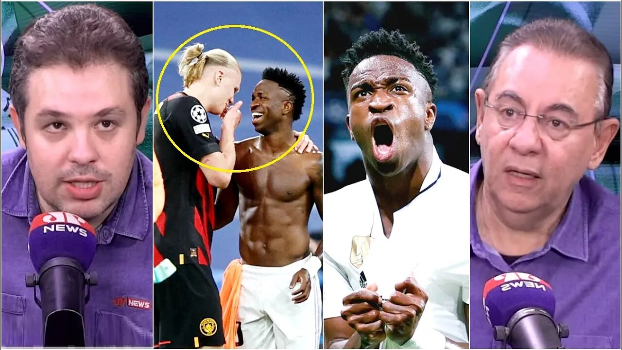 "TEM QUE RESPEITAR! O Vini foi BEM SUPERIOR ao Haaland, fez um GOLAÇO e..." Real x City gera DEBATE!