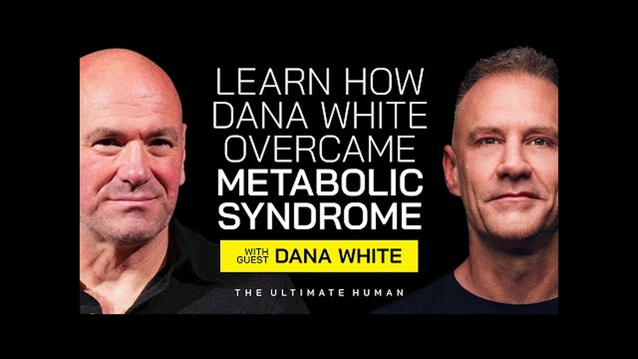 Dana White | Overcoming The Leading Killer, Metabolic Syndrome | The Ultimate Human with Gary Brecka