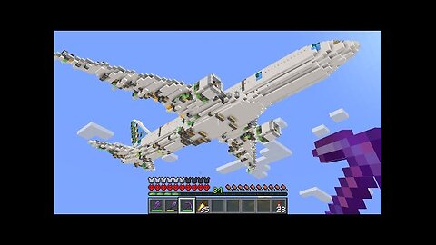 I Built An Actual Working Plane In Minecraft.