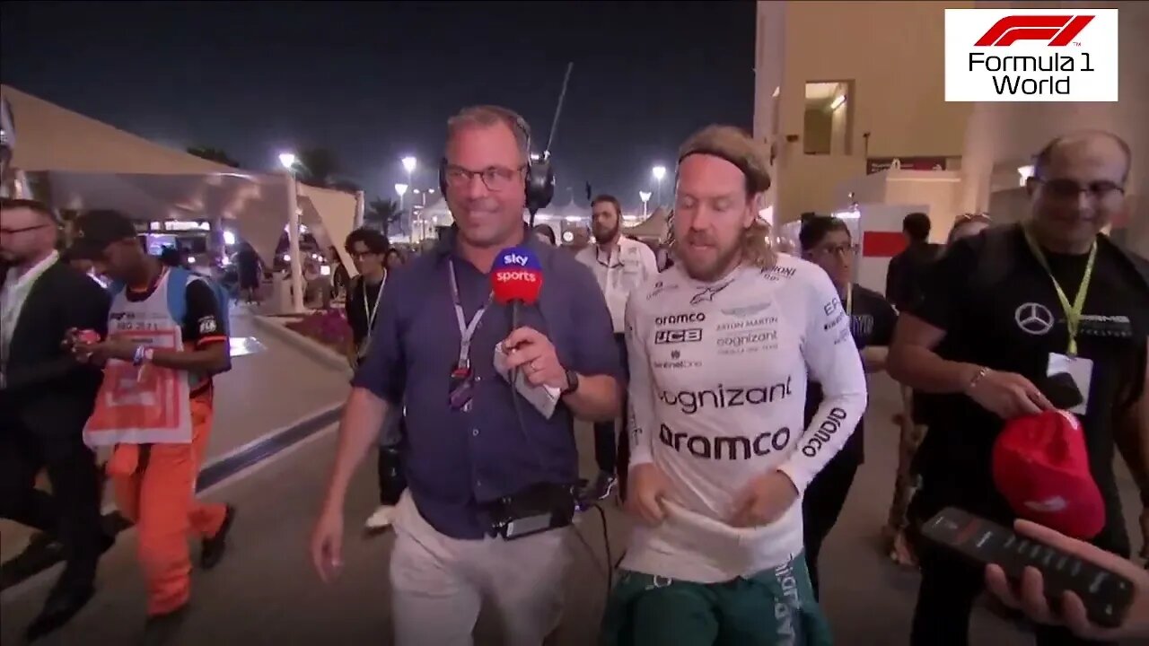 Sebastian Vettel to Ted Kravitz: "They have sponsored me a llama"