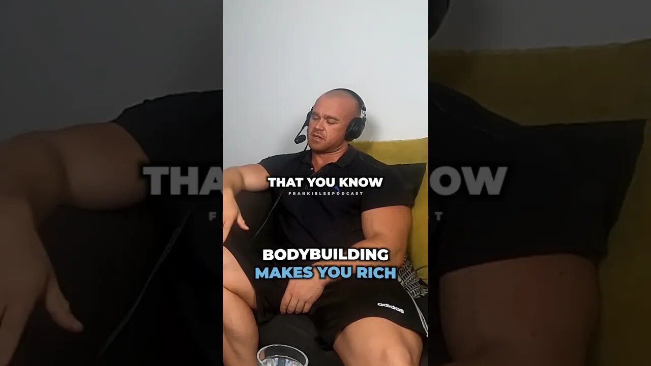 Bodybuilding makes you RICH 🤑💰 #bodybuilding #success #frankieleepodcast