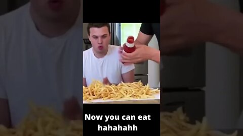 Now you can eat hahahahh